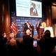 Jeffrey Ballou is sworn in Saturday as 110th president of the National Press Club. (Charles Robinson)